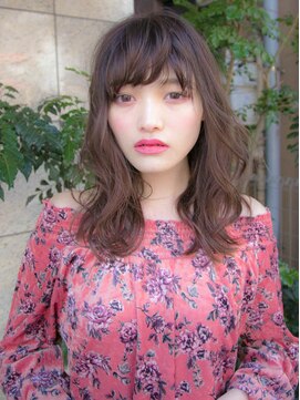 ルティア(Lutia) ゆるふわパーマ アッシュブラウン