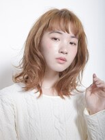 上品フォルムなミディ × アッシュブラウン＃大人かわいい＃前髪