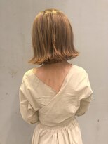 モノトーン(MONOTONE)&nbsp;ベージュ×ボブ