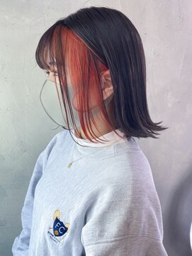 アイティーバイアルバム 藤沢店(IT by ALBUM) オレンジインナー_ミニウルフテラコッタくすみブルー_ba324472