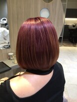 カラーズ(PRIVATE HAIR SALON COLOR'S) 大人クール感◎ベリーピンク★前下がりナチュラルボブ