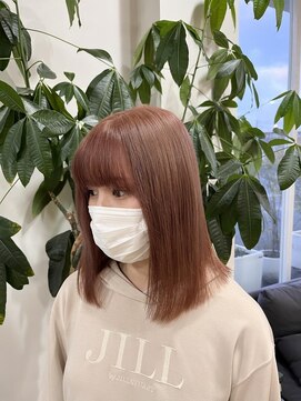 サラ 新宮店(SARA) ワンブリーチでつくるピンクベージュ