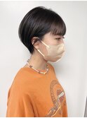 【morio原宿】丸みショート 耳かけ モテ