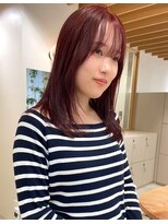 トーチ(torch)&nbsp;【栄　矢場町　大須　上前津】ブリーチなしカラー　ボルドーヘア