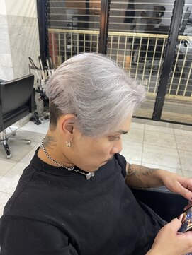 ブレンド 渋谷(BLend) ハイライトカラーマチルダボブインナーグレージュ前髪