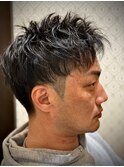 2ブロ ピンパーマ