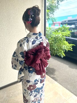 ウィズ(WITH) 浴衣着付けヘアセット ヘアアレンジ 浴衣 2024年