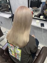 ミルクティー、ブリーチカラー、ダブルカラー