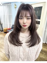アンメリーアン(Ann merry ann)&nbsp;20代30代大人美人小顔ブリーチなし韓国ヘアアッシュブラック