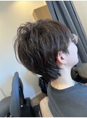 ハンサムパーマショート