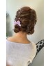 【モデル御用達♪】ヘアセット+パールピンつけ放題♪　￥3500　