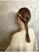 【ヘアセット】タイトローポニー