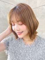 ロンドホットリップ 立川(Lond hot lip)&nbsp;ボブ/ブリーチなし/髪質改善/くすみベージュ/韓国ボブ/立川ボブ