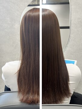 リノア 西梅田 福島(Linoa) 美髪矯正だから叶えられる低ダメージな艶ストレート