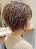 レイヤーショート×ハイライトで立体感UP