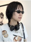 栄カットカラー透明感ナチュラルレイヤーボブ