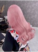 ピンクカラー/ホワイトピンク/フルバング/似合わせカット/溝の口