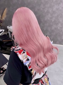 リル 溝の口(LiL) ピンクカラー/ホワイトピンク/フルバング/似合わせカット/溝の口