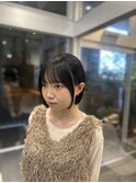 ミニボブ×韓国ブラック