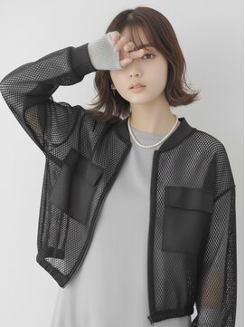 アルノー 博多口店(Arno) 【Arno】チョコレートベージュ/くびれボブ/ステラミルクティ