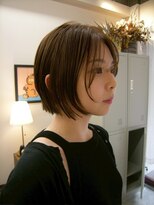 ルックアット(Look at)&nbsp;【Look at】レイヤーボブ似合わせカット着物ヘアダークアッシュ