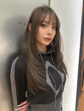 サイン 表参道(SIGN) 20代30代人気レイヤーカット韓国ヘアーワンホンヘアレイヤーボブ