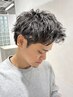 メンズカット+スパイキーショートパーマ/アクティブパーマ ¥11800