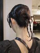 アビー(ABBEY)&nbsp;お呼ばれヘアセット、タイトアレンジ、アップスタイル、カチモリ