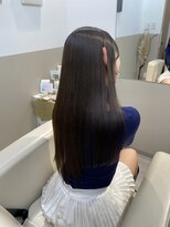 シュヴーブリヤン(cheveux brillants)&nbsp;【美髪縮毛矯正で再現性100%艶髪】レイヤー×ストレートロング