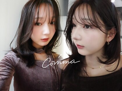 コンマ(,)の写真