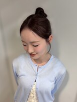 アクシス ナゴヤ(AXIS NAGOYA) 【なつミ】ダークパープル/ナチュラルショート/夏のヘアアレンジ