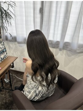 フロレゾンヘアデザインエクステ(floraison hair design exte) Olive brown × pull exte