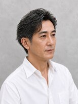 フリットグラン(FRIT GRAND)&nbsp;一宮市/稲沢市 トップふんわり大人メンズパーマ 白髪ぼかし