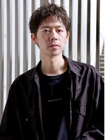 テン 心斎橋(tenn.)&nbsp;難波アクティブショートパーマフェザーパーマ短めセンターパート