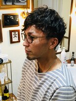 デュエルヘアー グルーミングショップ(DWELL HAIR. GROOMING SHOP) パーマ/スパイラル×ミックスパーマスタイル