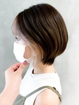 アイティー バイ アルバム 浦和店(IT by ALBUM)&nbsp;フェイスフレーミング_オリーブカラーハイライトカラー_ba305912