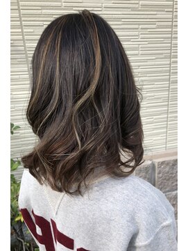 サローネデ アグスティナ バイ サンバンチ(salones de agustina by sanbanchi) 【agustinaTAKAKO/明石大久保】シアーグレージュ×3Dハイライト