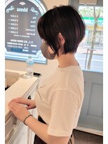 アンソルヘアドレシア 赤羽店(N'SOL hair dressia) ポカリのCMっぽい黒髪ショートヘア