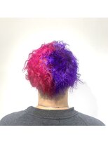 プランクスター(prankster)&nbsp;[prankster]ピンク×バイオレットの左右ツートンカラー