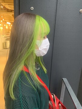 ロロ(ro-ro) 【恵比寿ro-ro】イルミナxグレージュxフリンジウェーブ