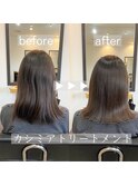 切りっぱなしロブ☆カシミアトリートメント♪