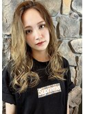 外国人風ロングウェーブ（RED/RED本厚木）