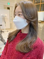 ネオリーブ アンド 渋谷店(Neolive &)&nbsp;【Neolive &渋谷店】韓国風顔周りレイヤー×ミディアム