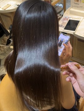 ロンド シャルム 吉祥寺(Lond charme) シルキーベージュ 縮毛矯正 艶髪ストレート