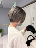 ショートヘア 大人ショート ハイトーン ブリーチ 三宮 元町