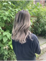 ラフ 難波店(LAFF)&nbsp;#黒髪#ボブルフ#ネビージュ#小顔#ワンレン