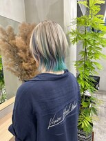 ギークス(GEEKS)&nbsp;【GEEKS渋谷】デザインカラー/ウルフカット/ハイトーン/20代30代