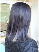 グラスペディア(graspedia) グレーコントラストインナーホワイトm【広島派手髪】