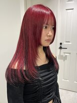 ゼスト 八王子店(ZEST)&nbsp;ざくざくレイヤー/ワインレッド/インナーブラック【佐々木麻衣】