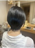 ひし形ショートボブ
